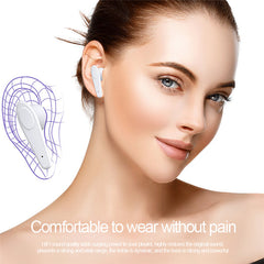 TWS Earphones Wireless bluetooth V5.0 Headphones HIFI Stereo Noise Reduction LED Display Smart Touch Half-In-Ear Earbuds with Mic