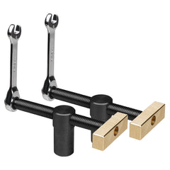 Woodworking Table Vice Clamp Set with Brass & Stainless Steel Ratchet