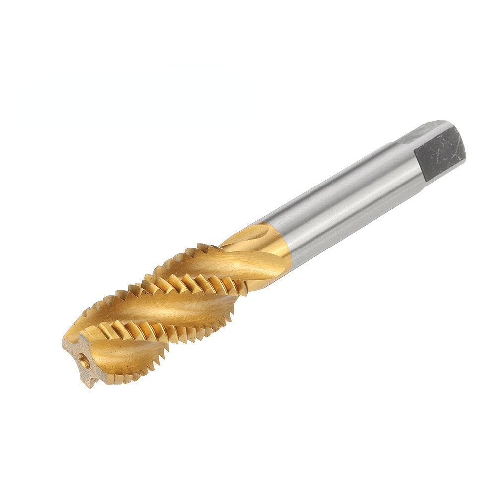 1/2-3/4 Imperial Spiral Flute Hand Tap HSS Titanium Coated Machine Screw Plug Tap Drill