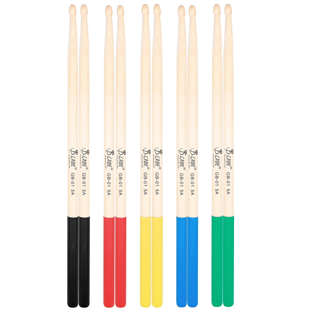 3 Pairs 5A Maple Non-slip Drumsticks for Adults and Students