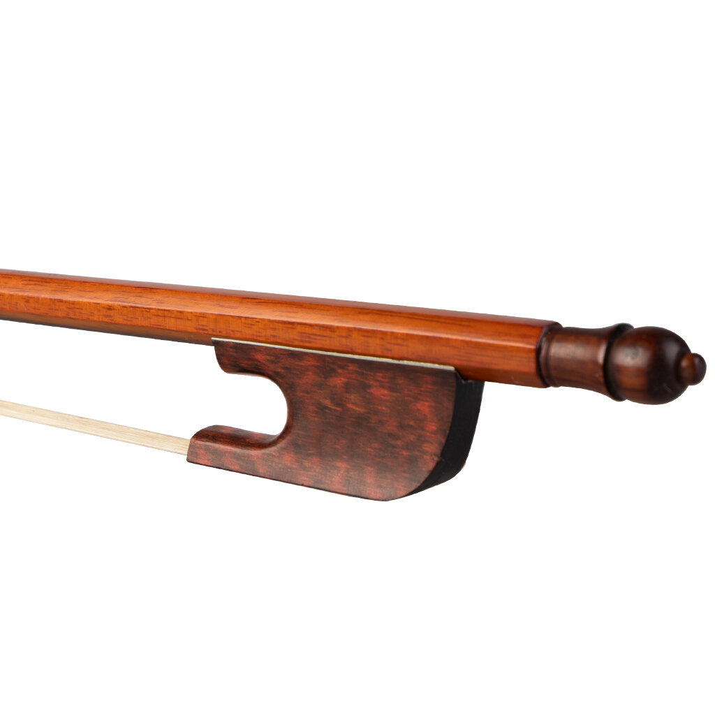 Professional Violin/Fiddle Bow 4/4 Snakewood Bow Baroque Style Snakewood Frog White Mongolia Horsehair Well Balance