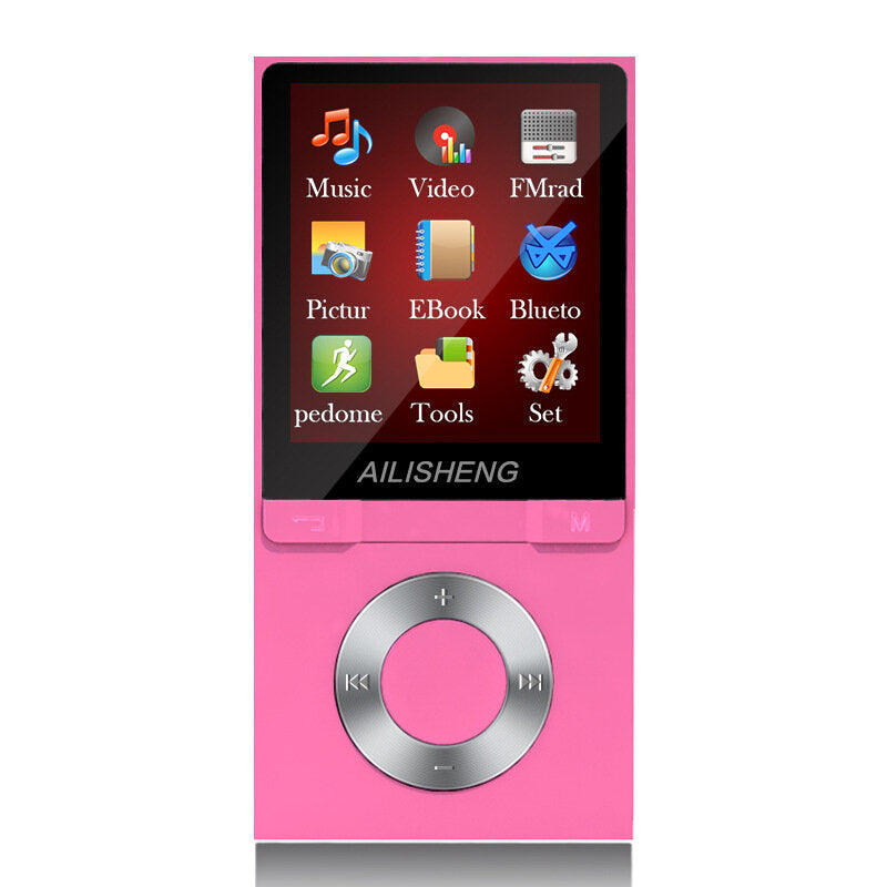 Portable 1.8 Inch TFT Screen 8GB bluetooth MP4 Player HiFi MP3 Music Audio Video Support Pedometer FM Radio E-book