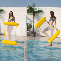 Swimming Inflatable Chair Floating Water Hammock Summer Swimming Pools Lounge Bed