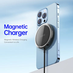 15W Fast Wireless Magnetic Charger for iPhone, Samsung, Xiaomi, Hui