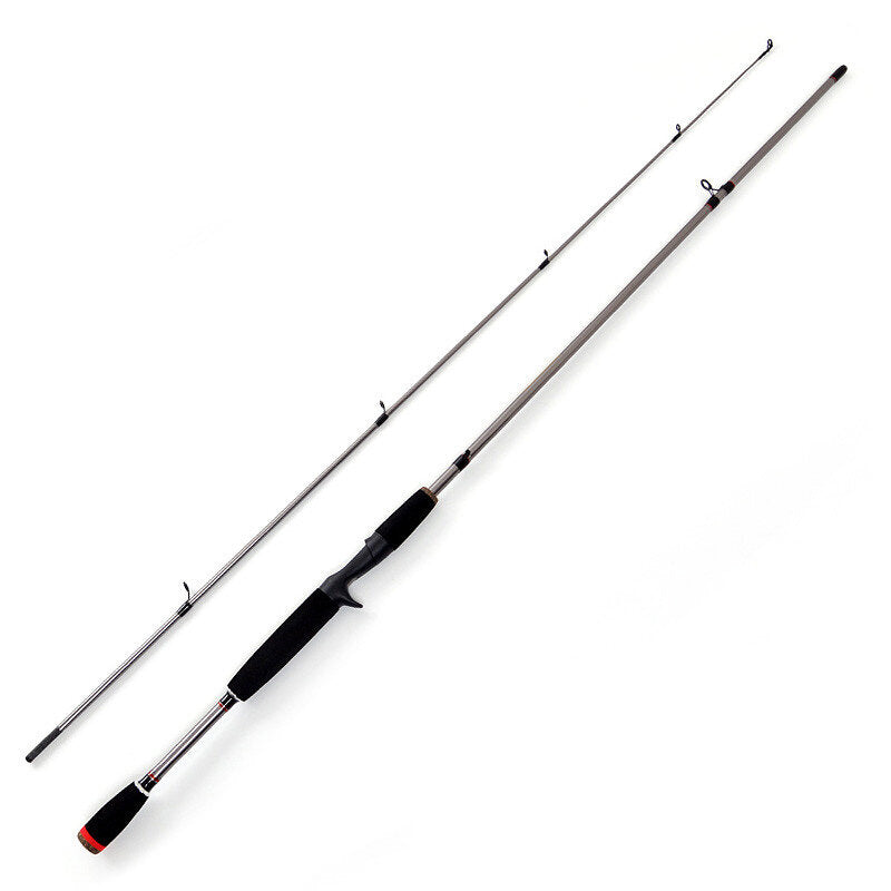 1.8m 2.1M 2 Segments Fishing Rod Glass Steel Spinning Casting Fishing Pole