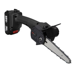 88VF 6Inch Electric Chain Saw Woodworking Wood Cutter One-Hand Saw W/ 1/2 Battery