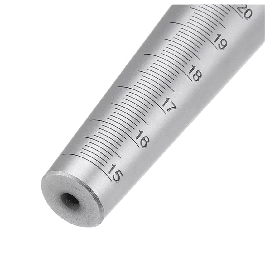 1-6.5mm/3-15mm/15-30mm/30-45mm Cone Feeler Taper Aperture Gauge Steel Round Hole Tapered Ruler