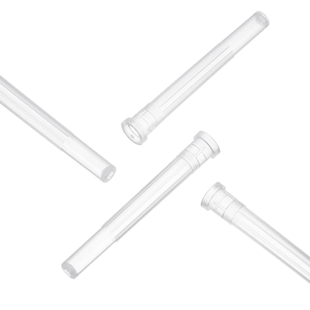 34Pcs/Set Dispensing Needle Kits Blunt Tip Syringe Needles Cap for Refilling and Measuring Liquids Industrial Glue Applicator