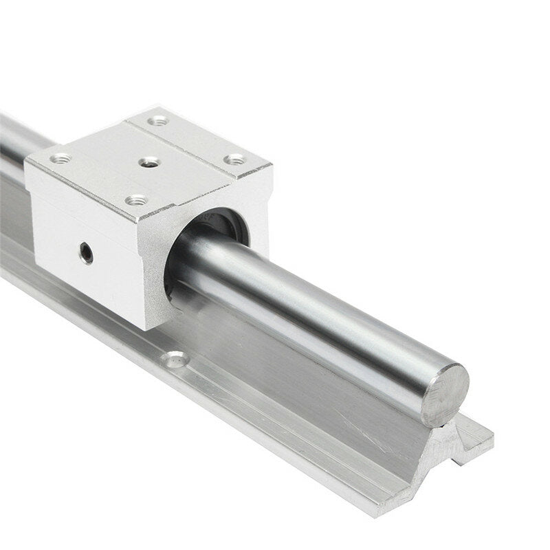 100-1000mm Linear Rail Optical Axis Guide with 2pcs SBR12UU Bearing Blocks CNC Parts