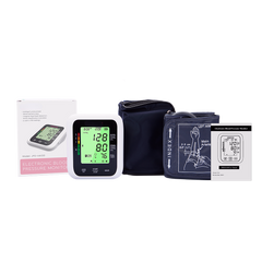 Arm Type Blood Pressure Monitor LCD Digital Display One-touch Operation Blood Pressure Monitor Portable Tow Memories Blood Pressure Monitor