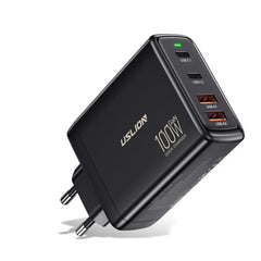 100W GaN 4-Port USB PD Charger, Fast Charging Adapter for iPhone, Samsung, Hui