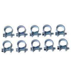 10Pcs Mini Clamp 10-12mm Fuel Pipe Hose Clamp Air Hose Clamp Auto Parts