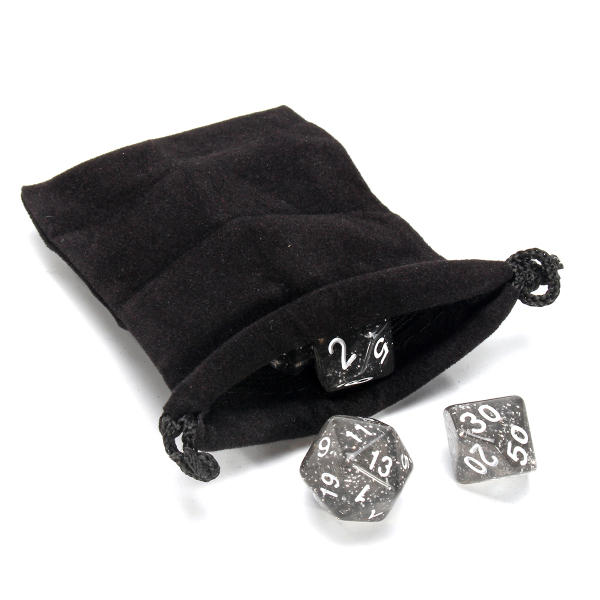 7 Pcs TRPG Polyhedral Dice RPG Dice Set Gadget With Bag