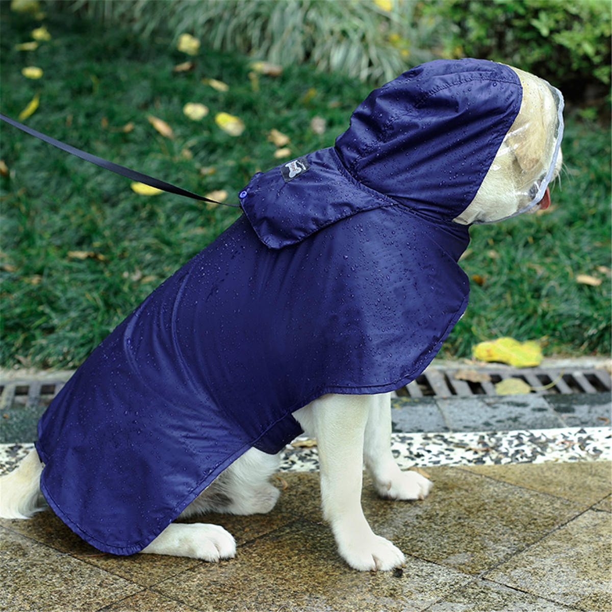 S/M Waterproof Dog Pet Raincoat Portable Raining Jacket Clothes