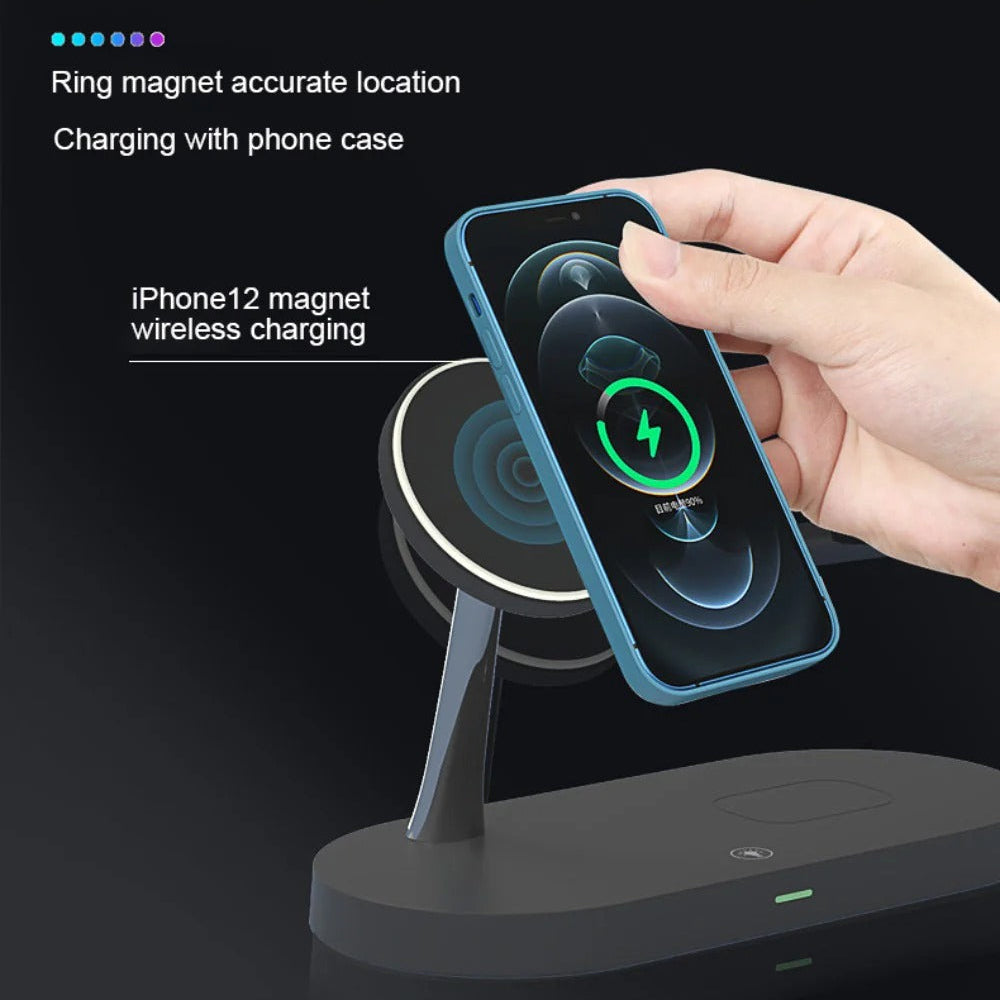 Fast Wireless Charger Pad for iPhone, Hui, Redmi, AirPods, Apple Watch