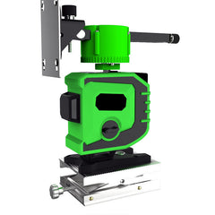 360 Rotary 12 Lines 3D Green Laser Level Cross Horizontal Measure Self Leveling