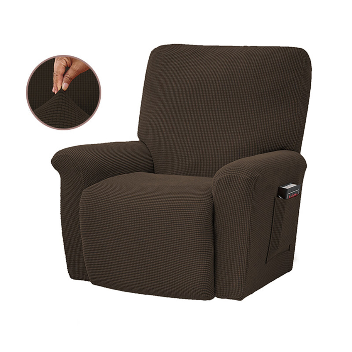 Recliner Chair Cover Full Coverage Elastic Sofa Seat Protector Stretch Dustproof Slipcover Armchair Cover Home Office Furniture Decorations