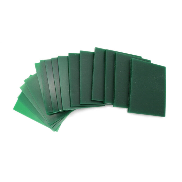 1pc Jewelry Carving Wax Block Dark Green Hard Sliced Casting For Student Artisans Engraving