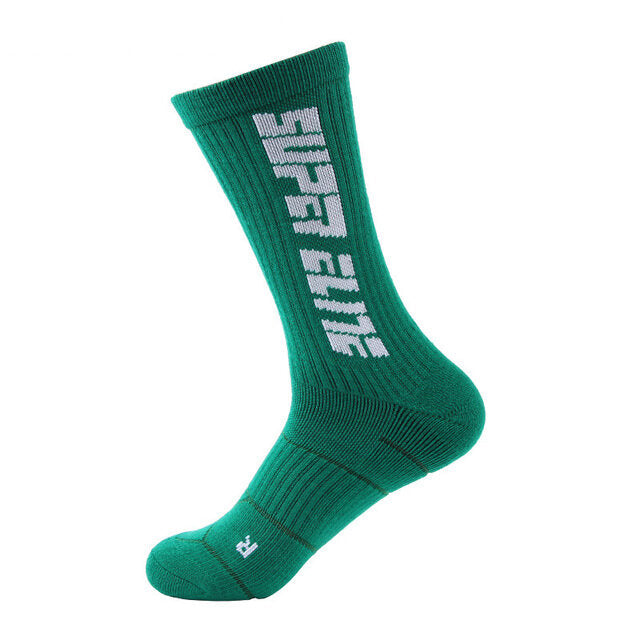 1 Pair of Sports Sock Medium Tube Non-slip Basketball Running Socks Outdoor Jogging Hiking