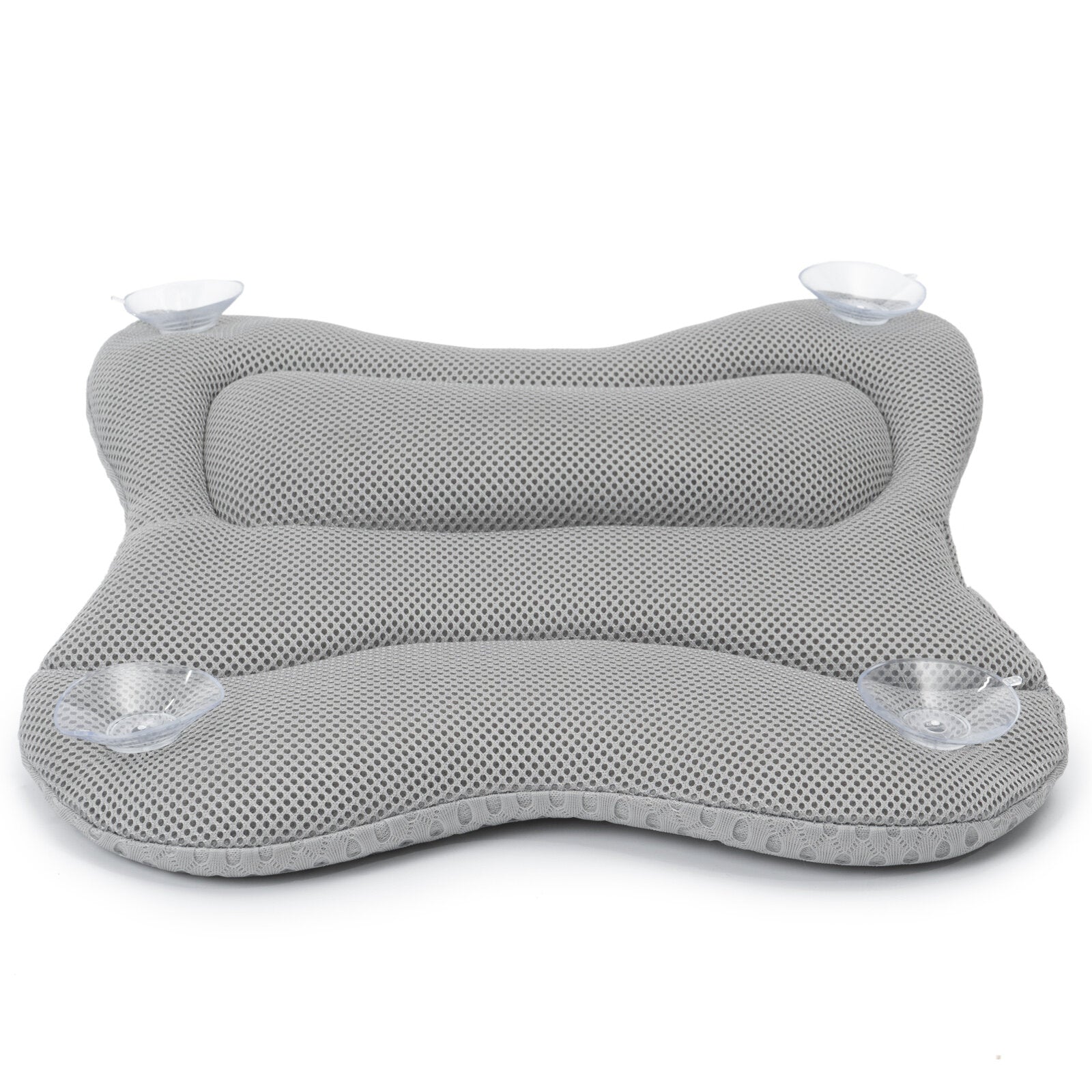 4D Mesh Bath Pillow Spa Breathable Bathtub Cushion Neck Back Support Tub