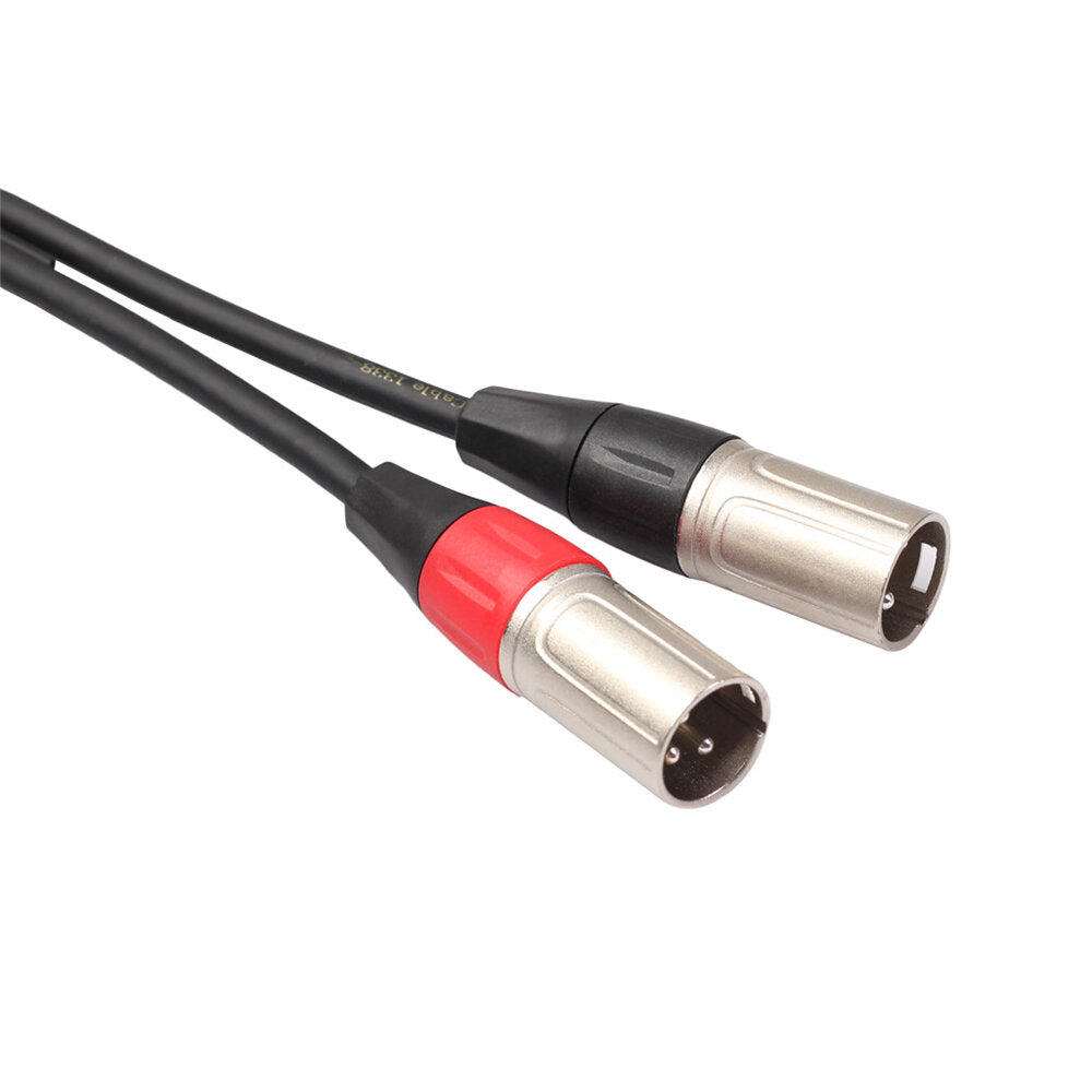 Audio Cable Dual RCA Male to Dual XLR Male 1.8/3m Microphone Tuning Balance Line