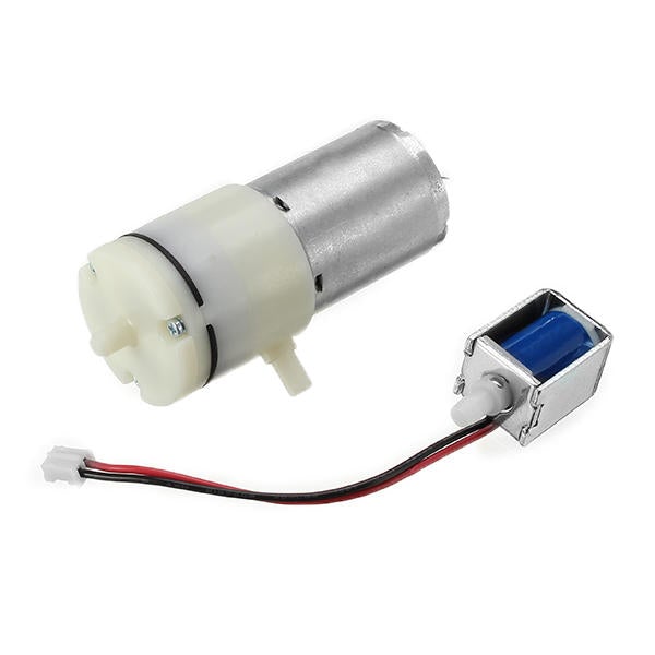 DC 3.7V Vacuum Pump Micro Air Pump with 5V Solenoid Valve