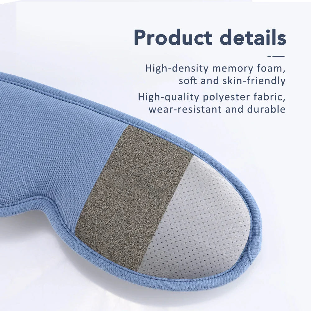 3D Electric Steam Eye Mask with Hot Compress, Smart Timing, Sleep Shade, Relieves Eye Fatigue