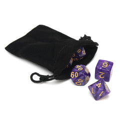 126 Pcs RPG MTG Polyhedral Dice 18 Sets with Pouch Bags 18 Colors