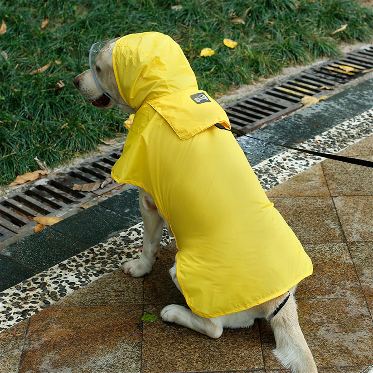Waterproof Dog Pet Raincoat Portable Raining Jacket Clothes