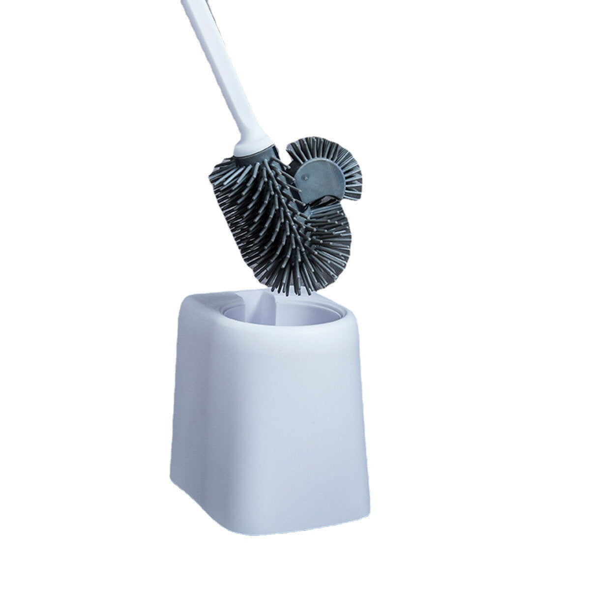 Toilet Brush Bracket Wall-mounted Bathroom Cleaning Brush Kit Holder Cleaner Set