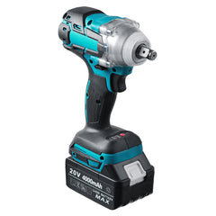 100-240V 20V 520N.m 4000RPM Brushless Electric Impact Wrench Cordless 1/2" Power Tool For Makita Battery