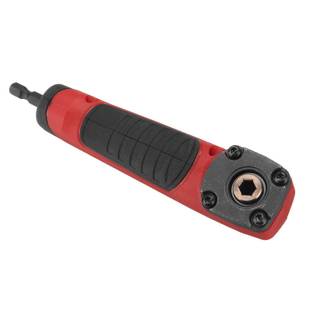 1/4 Inch Hex Shank Right Angle Attachment Adapter Right Angle Drill Driver Screwdriver Extension Holder