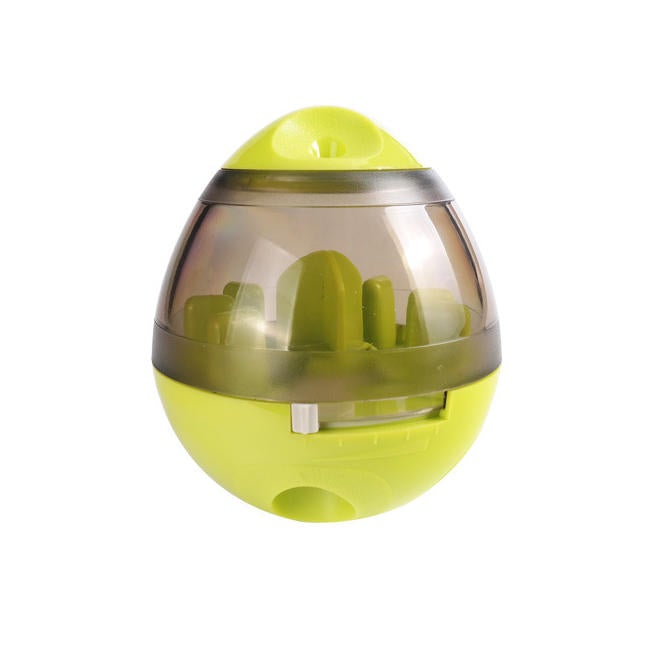 Creative Egg Shape Tumbler Pet Food Dispenser Dog Cat IQ Treat Toy Pet Bowl