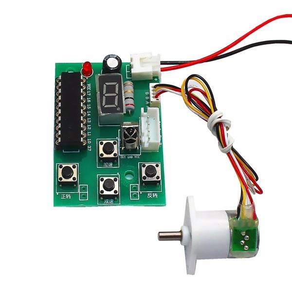 DC 5.0V Stepper Reducer Gear Motor With Motor Driver