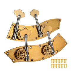 1/8 Upright Bass Dual Tuner Machine Bass Pegs 1/8 Double Bass Tuning Pegs Head Winder Pegs SET