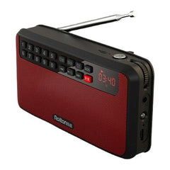 Portable MP3 Stereo Player Audio Speakers FM Radio With LED Screen Support Tf Card Play