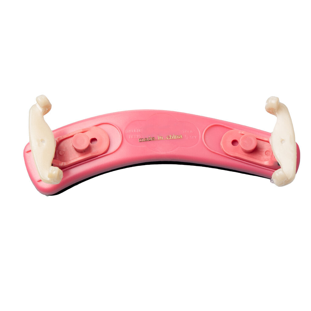 Violin Shoulder Rest Adjustable 1/2 Violin Shoulder Rest Plastic For 1/2 Violin Pink Violin Parts Accessories