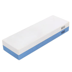 1000/6000 2 Side Grit Sharper Pebble Premium Whetstone Knife Sharpening Stone And NonSlip Bamboo Base Set