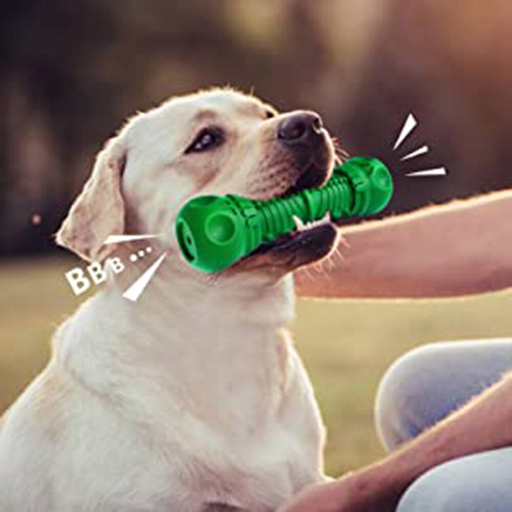 Dog Chew Toys Toothbrush Toy with Milk Flavour Teeth Cleaning Toy for Medium Large Breed Indestructible Dog