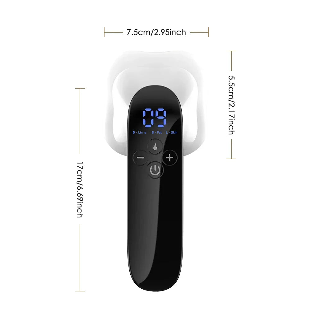4-in-1 Cordless Electric Body Massager for Belly, Waist, Arm, Leg, Butt - Slimming Anti-Cellulite Machine