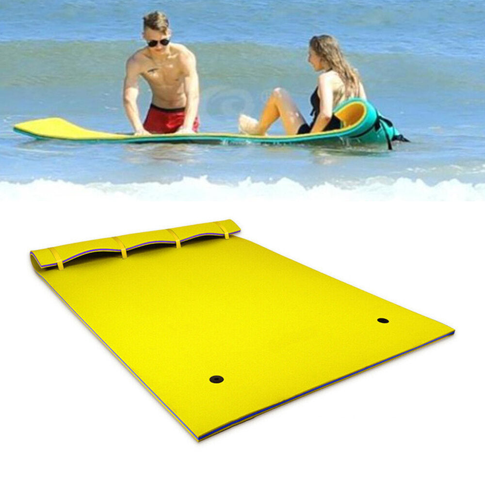 Floating Water Pad Summer Swimming Pool Padded Portable Folding Foam Fun Mat Outdoor Beach