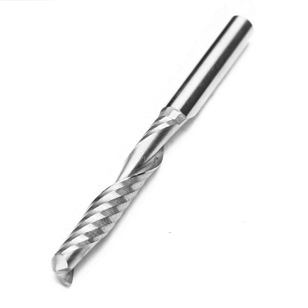 1/8 Inch Shank Single Flute End Mill Cutter Tungsten Steel CNC/PCB Engraving Bit 3.175x22mm