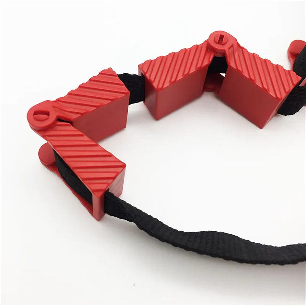 Versatile Woodworking Belt Strap Clamp with Foldable Blocks for DIY & Irregular Shapes