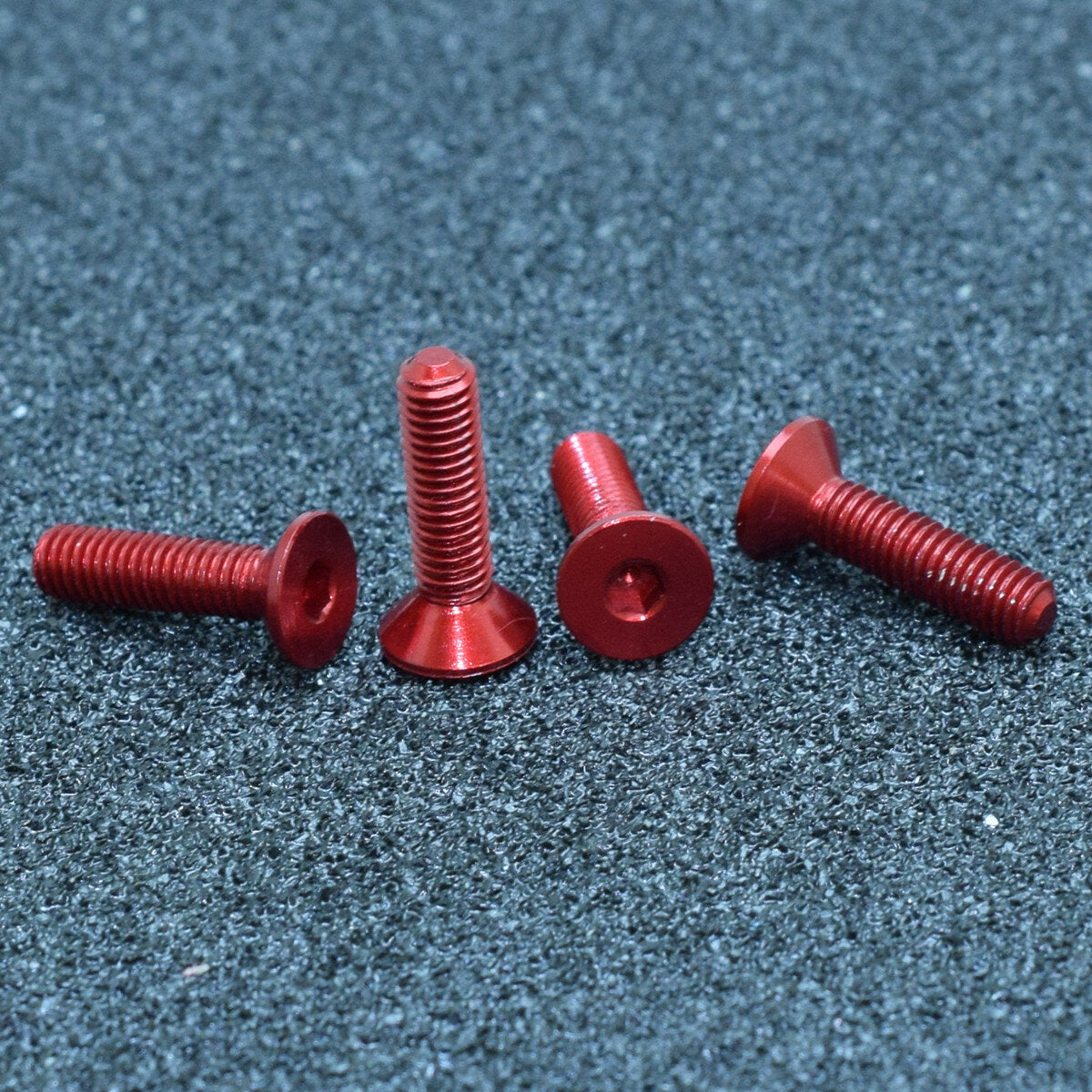 10Pcs M3x14mm Flat Countersunk Head Hex Socket Screw 7075 Aluminum Alloy Metric Bolt Screws