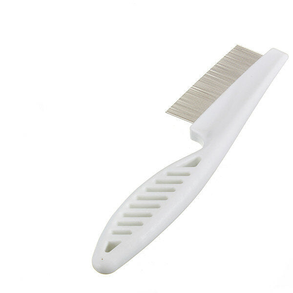 Pet Hair Grooming Comb Flea Shedding Brush Puppy Dog Stainless Pin Cat Supplies Cleaning