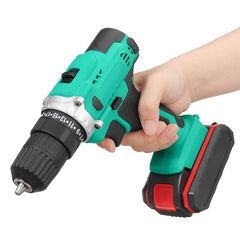 Cordless Electric Drill Rechargeable Drill Screwdriver Power Tool LED