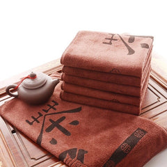 Fiber Tea Towel Super Water Absorption Tea Towel Kungfu Tea Accessaries