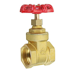 1/2" 3/4" 1" Brass Manual Gate Valves G Female Thread Water Flow Valve