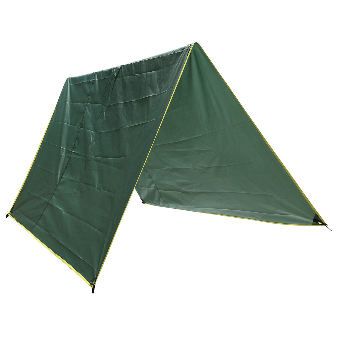 275*275CM Camping Tarp Made Of 420D Oxford Cloth Sunshade UV Protection Lightweight Shelters With 6 Aluminum Ground Studs&6 pieces of 3m Buckle Rope
