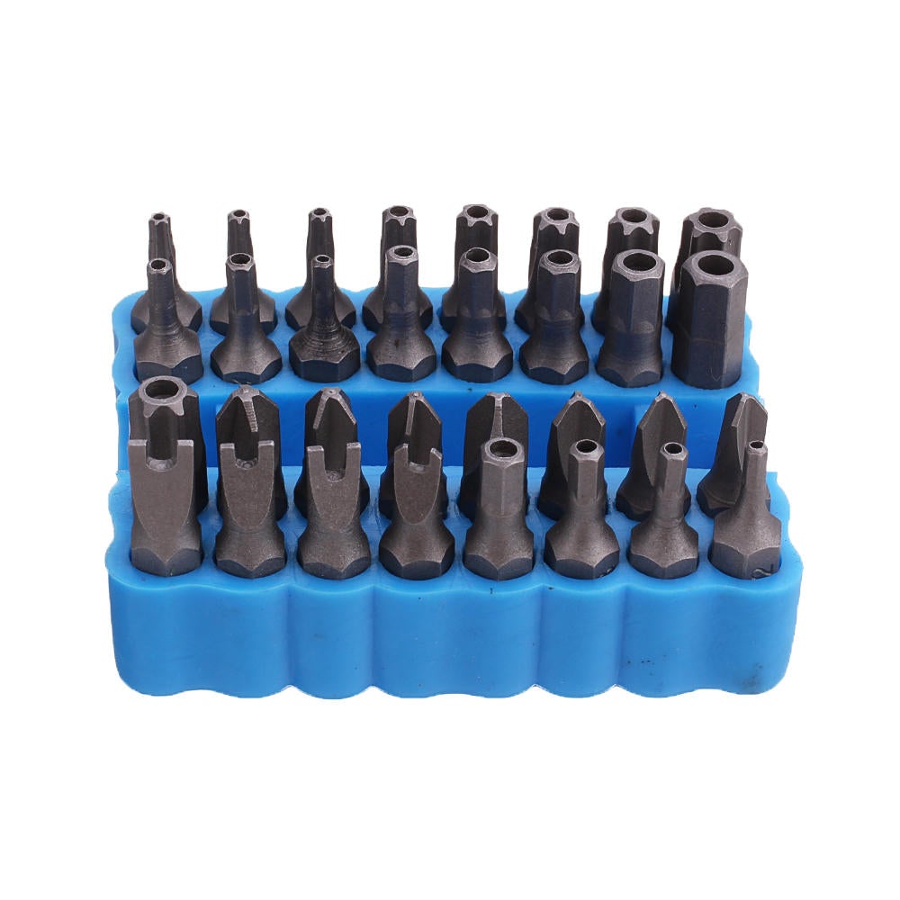 33pcs Magnetic Screwdriver Bit Set Torx Star Spanner Tri Wing Electric Screwdriver Bits with Holder